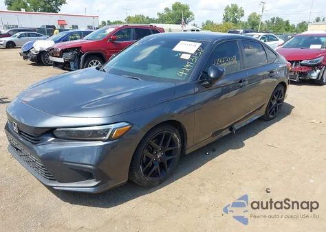 2022 Honda Civic Sport из США, поврежденный, VIN 2HGFE2F56NH603792